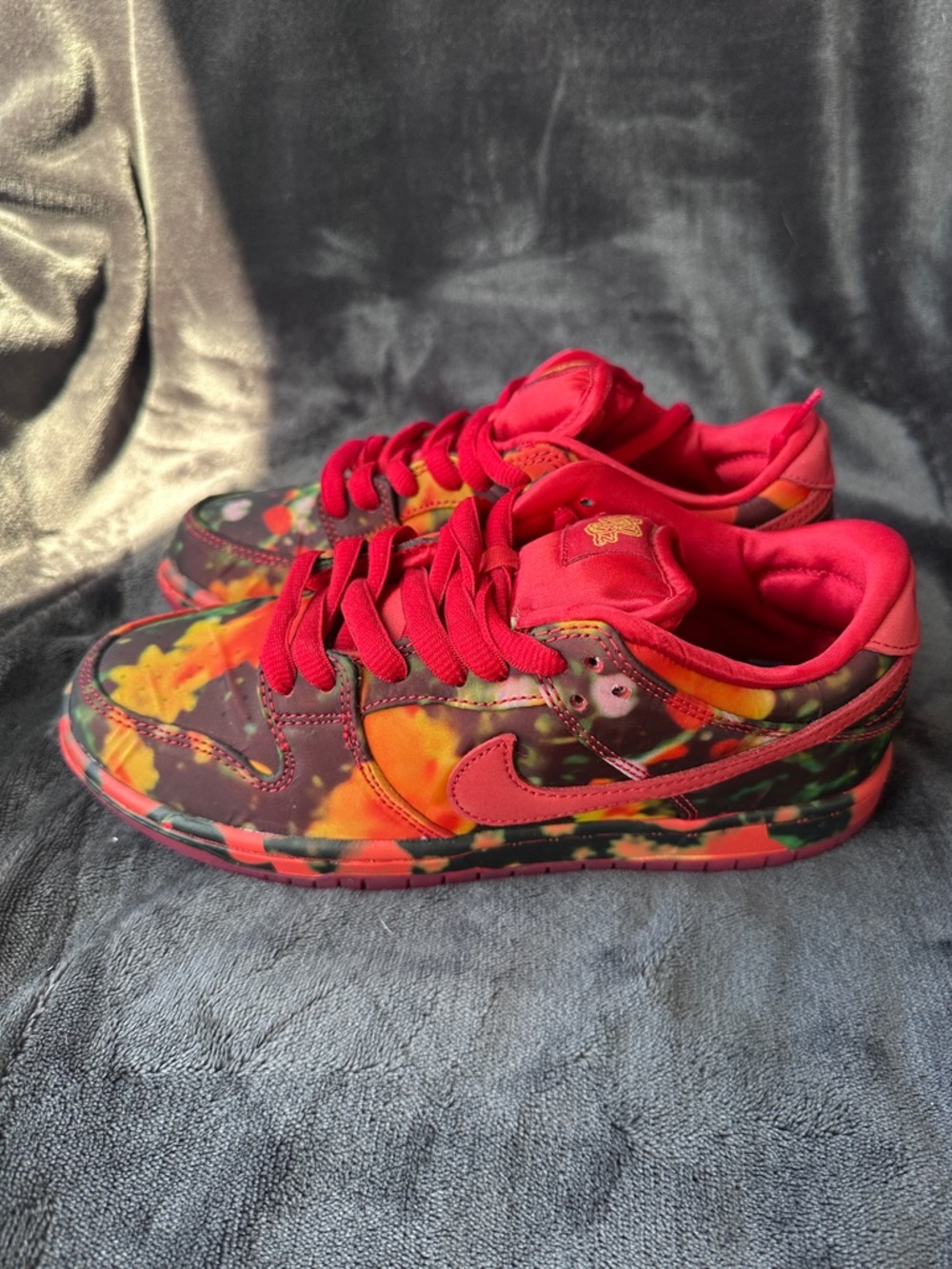 Nike SB Dunk Low Wizard of Oz Poppy Field - Picture 4 of 7